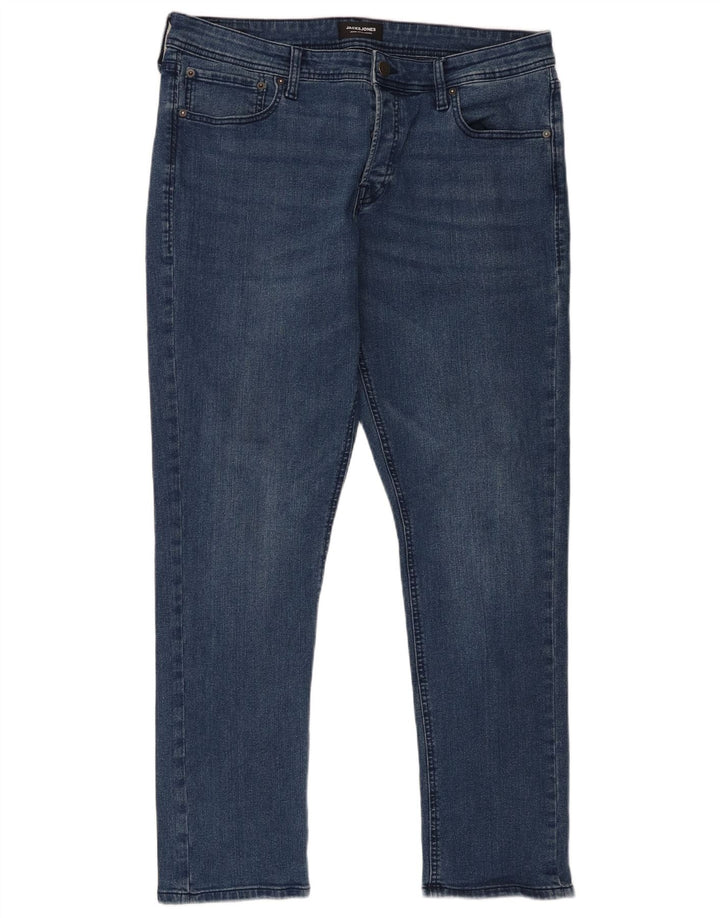 Jeans slim da uomo Jack & Jones W36 L32 cotone blu
