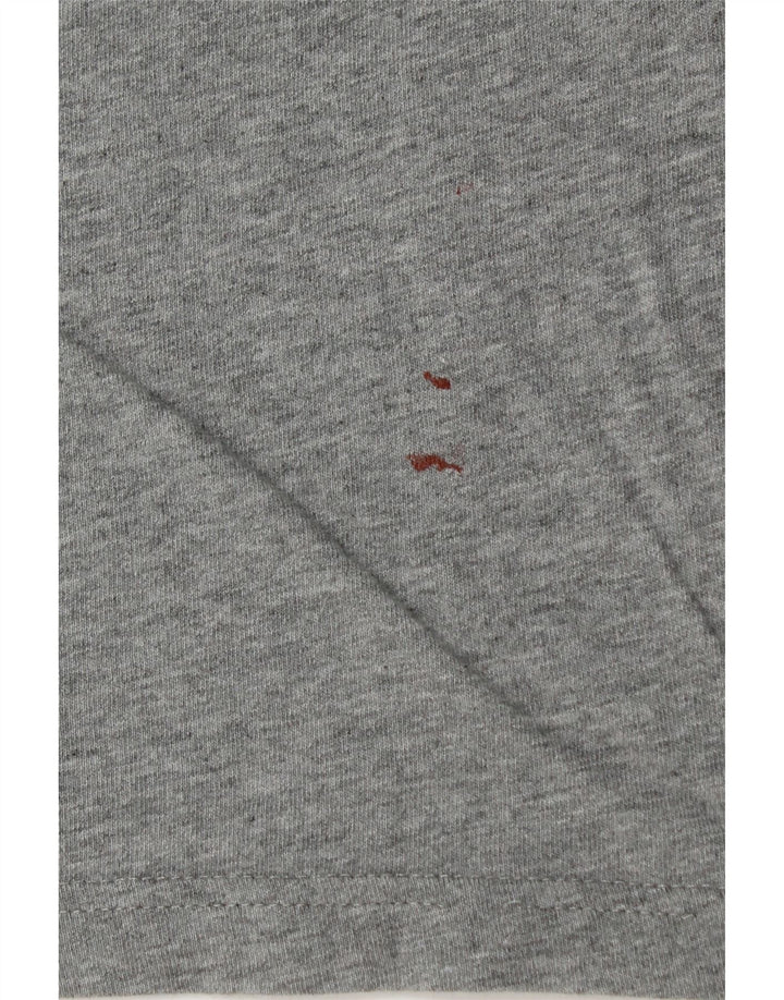 T-shirt grafica da uomo con vestibilità regolare NIKE, grigio medio