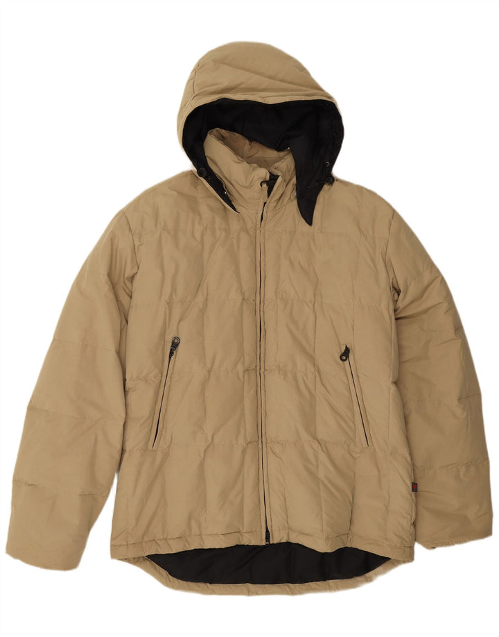 Giacca imbottita con cappuccio da uomo Diadora UK 42 XL Poliestere beige