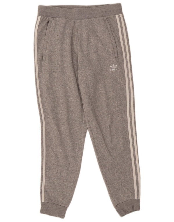 Pantaloni da tuta da uomo Adidas Joggers in cotone grigio medio