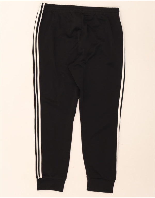 Adidas Mens Tracksuit Trousers Joggers XL Black Polyester