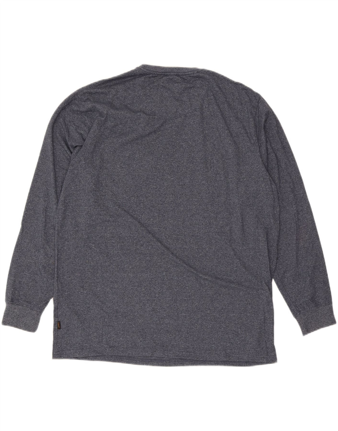 LEE Mens Top Long Sleeve 2XL Navy Blue Cotton Vintage Lee and Second-Hand Lee from Messina Hembry 