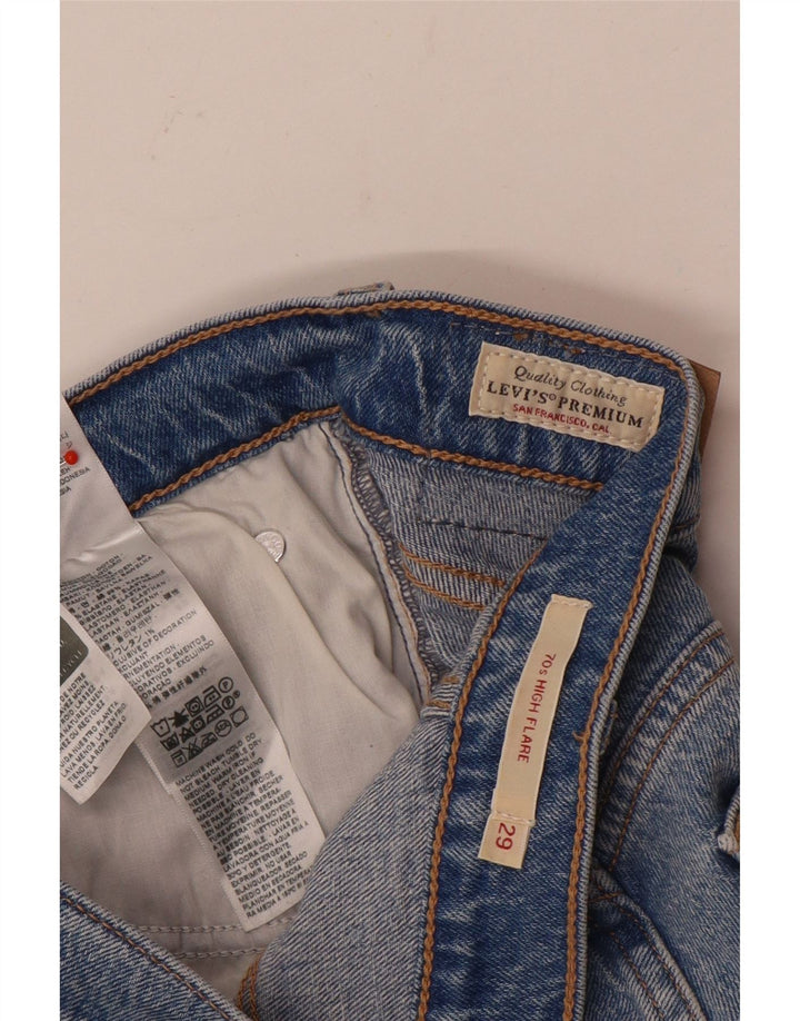 Jeans svasati a vita alta effetto vissuto Levi's da donna W29 L32 in cotone blu