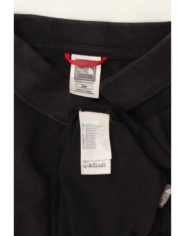 Polo da uomo The North Face in cotone nero medio