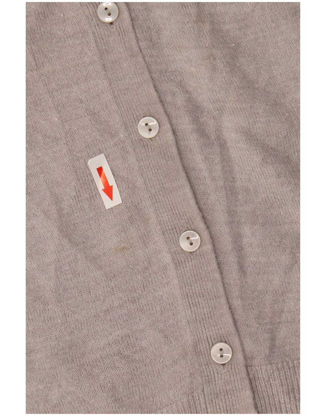 Maglione cardigan da donna Marks & Spencer UK 14 grande acrilico grigio