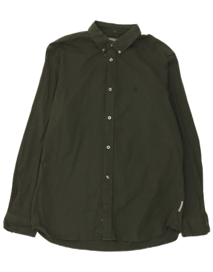 Camicia da uomo French Connection XL in cotone verde