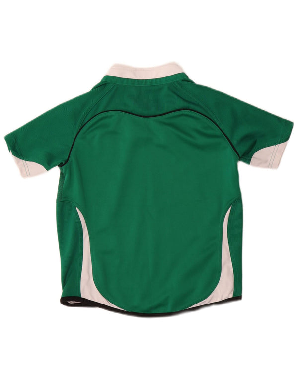 T-shirt con grafica PUMA IRFU da bambino, 9-10 anni, color block verde