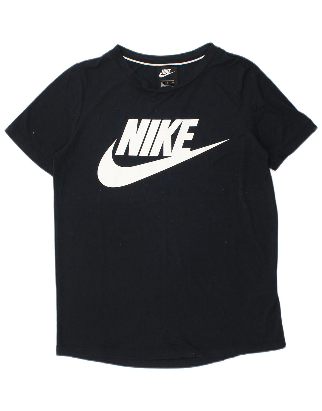 T-shirt grafica da uomo Nike Top piccola in poliestere nero
