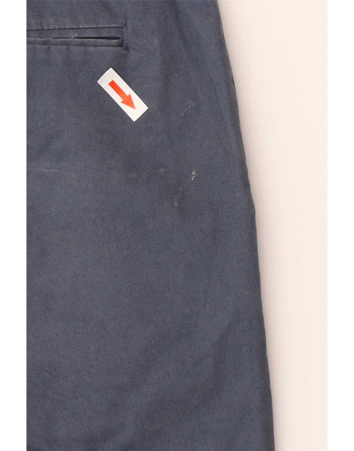 Pantaloni chino vestibilità regolare da uomo Marks & Spencer W34 L32 cotone blu