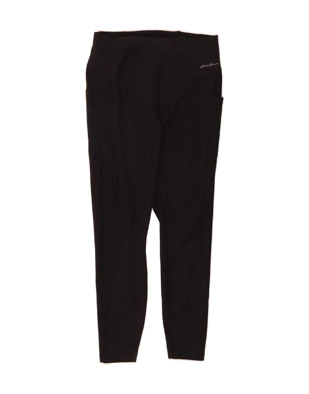 EDDIE BAUER Womens Leggings UK 14 Medium Black Polyester Vintage Eddie Bauer and Second-Hand Eddie Bauer from Messina Hembry 
