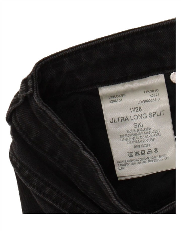 LEE Womens Denim Skirt  W28 Medium Black Cotton Vintage Lee and Second-Hand Lee from Messina Hembry 