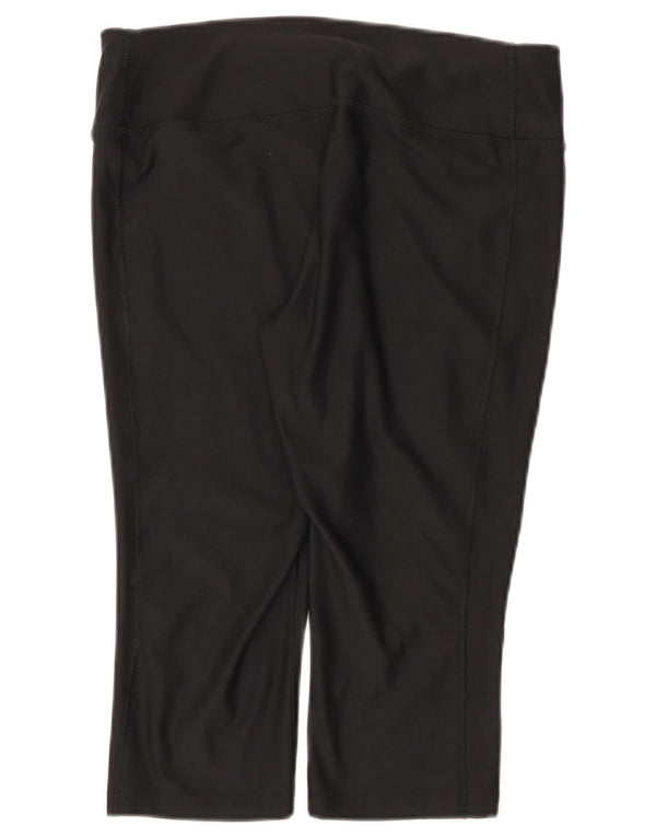Leggings Nike Capri da donna UK 14 grandi sportivi in poliestere nero