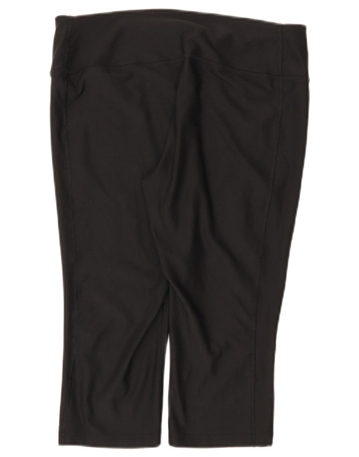 Leggings Nike Capri da donna UK 14 grandi sportivi in poliestere nero