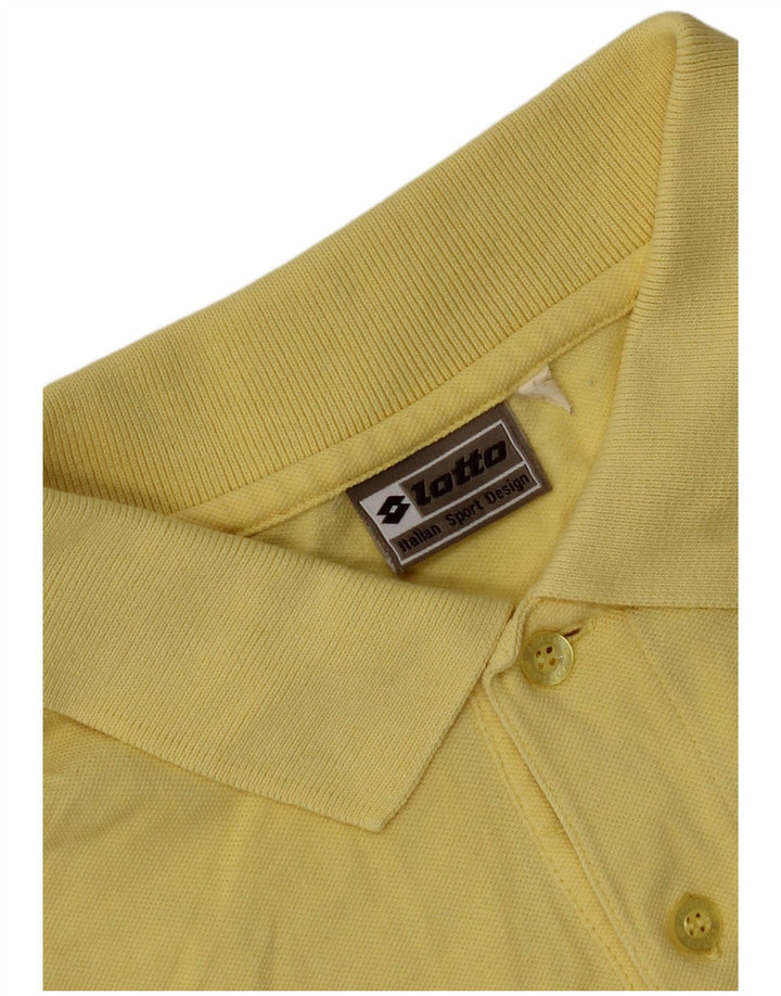 Polo da uomo Lotto giallo medio