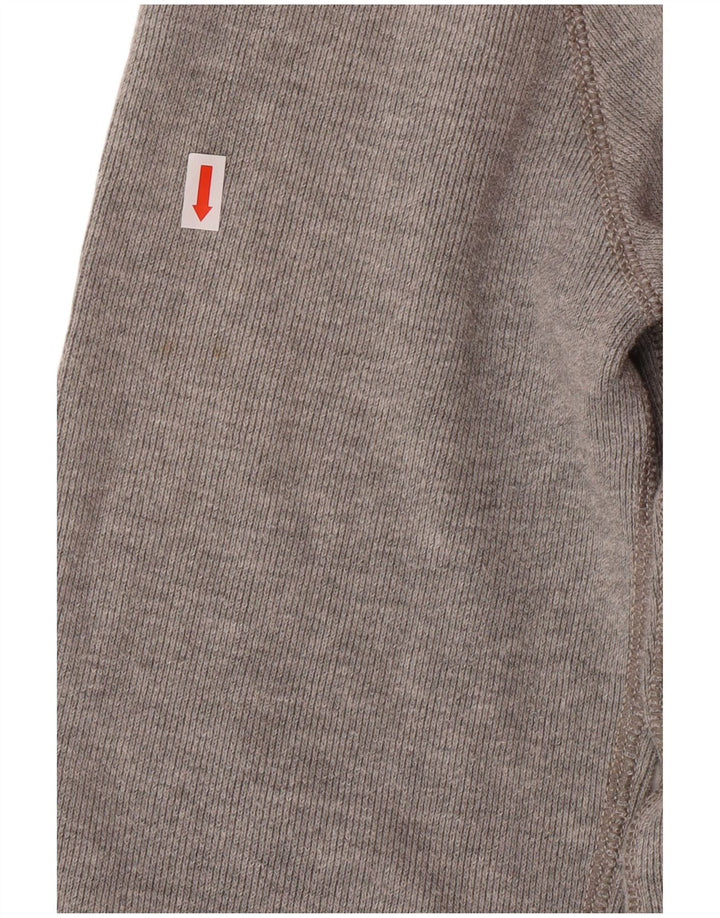 ABERCROMBIE & FITCH Giacca da tuta con grafica da donna UK 16 Large Grigio