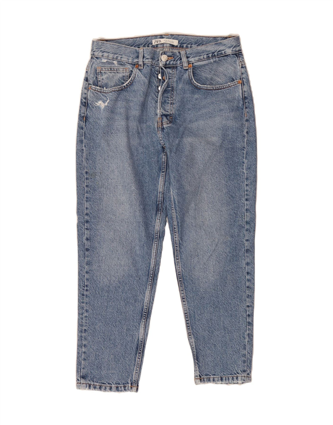 ZARA Womens Tapered Jeans W31 L26  Blue Vintage Zara and Second-Hand Zara from Messina Hembry 