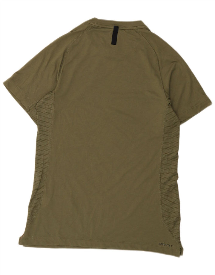 T-shirt Nike Dri Fit da uomo, poliestere medio kaki