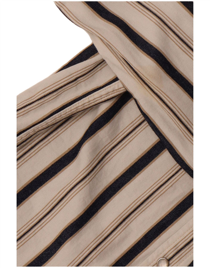 LEVI'S Camicia da uomo in flanella piccola a righe bianche