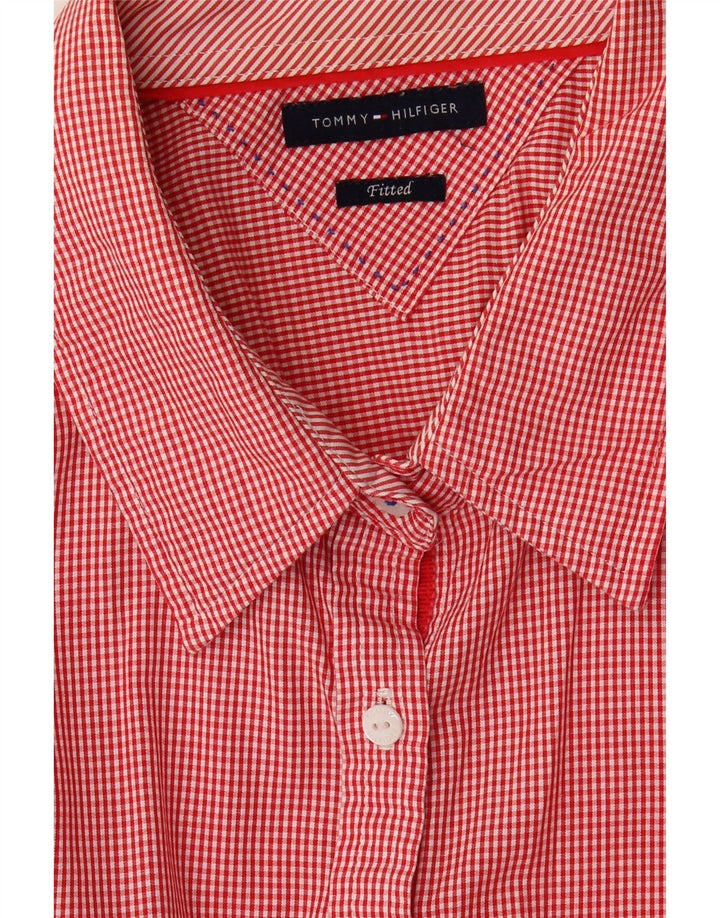 Camicia da donna Tommy Hilfiger UK 16 Large Red Gingham