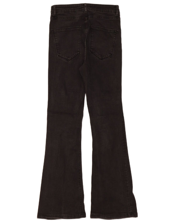 Jeans svasati da donna Zara EU 38 Small W28 L31 cotone nero