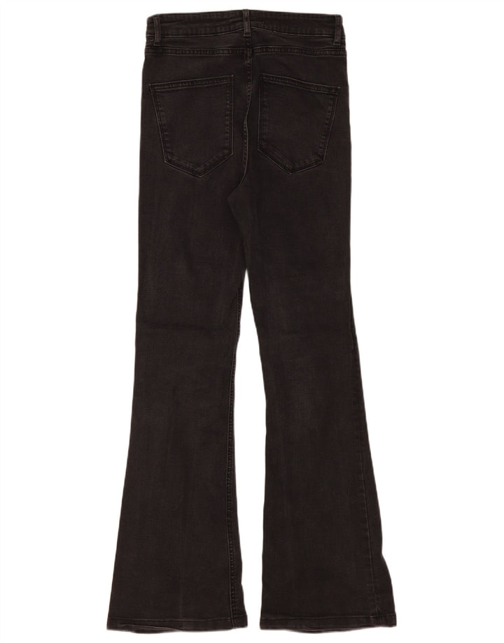 Jeans svasati da donna Zara EU 38 Small W28 L31 cotone nero