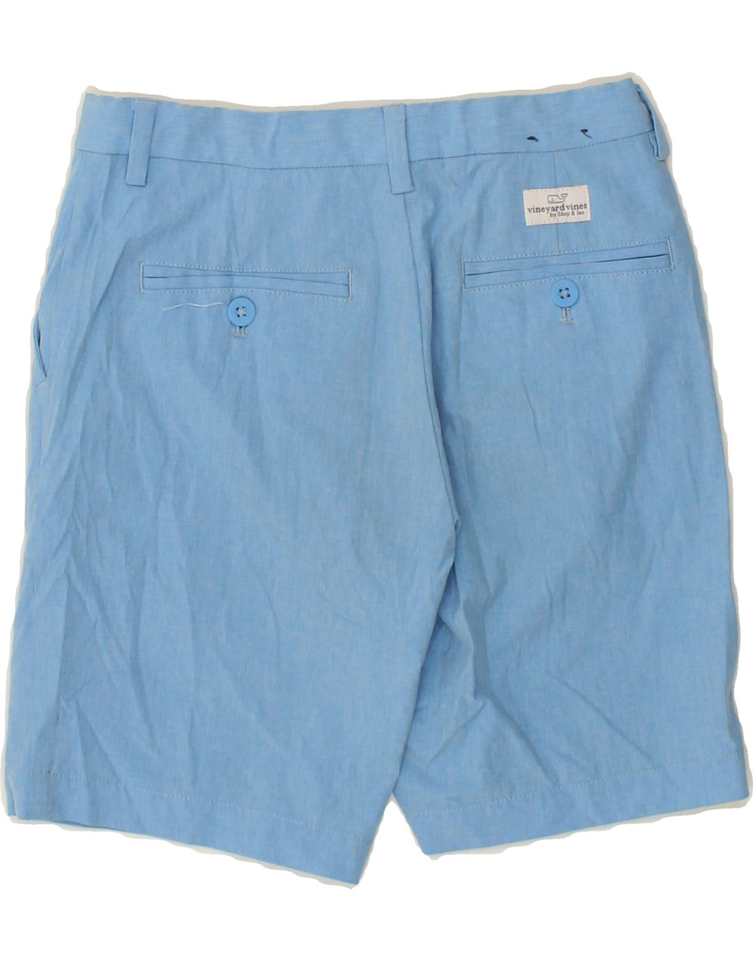 VINEYARD VINES Boys Chino Shorts 8-9 Years W26  Blue Vintage Vineyard Vines and Second-Hand Vineyard Vines from Messina Hembry 