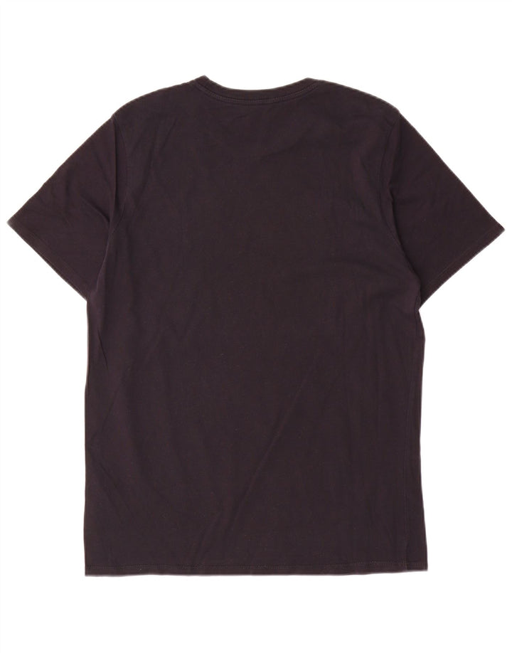 T-shirt grafica Nike da uomo con taglio atletico, cotone medio nero