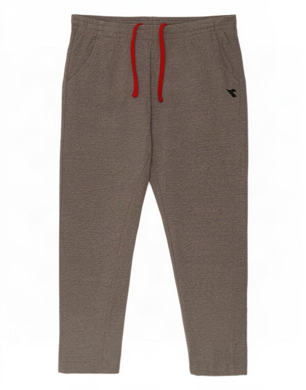 Pantaloni da tuta da donna Diadora UK 20 2XL Cotone grigio