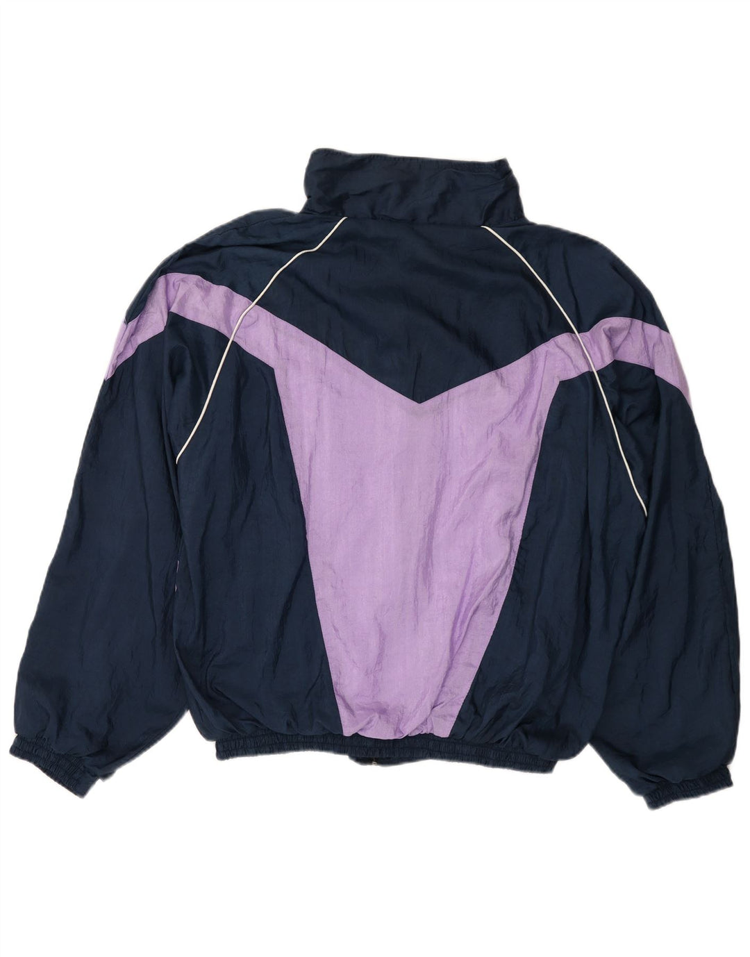 Giacca da tuta da uomo VINTAGE XL Poliestere color block blu navy