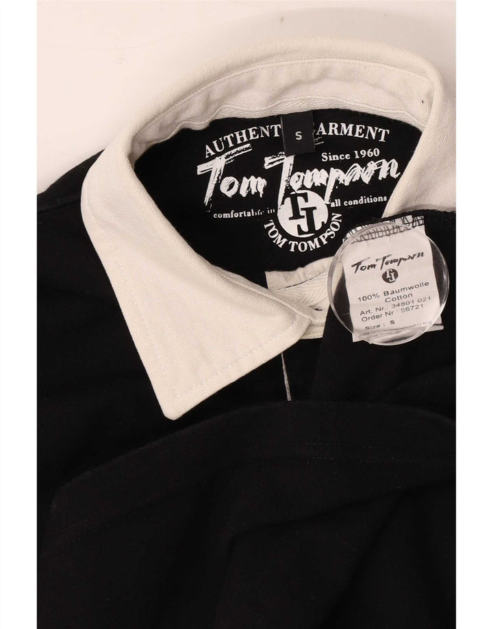 Polo da rugby grafica da uomo Tom Tompson Small Black Colourblock