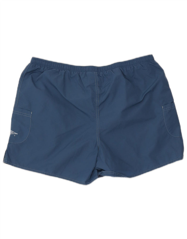Pantaloncini sportivi da uomo Umbro grandi in nylon blu