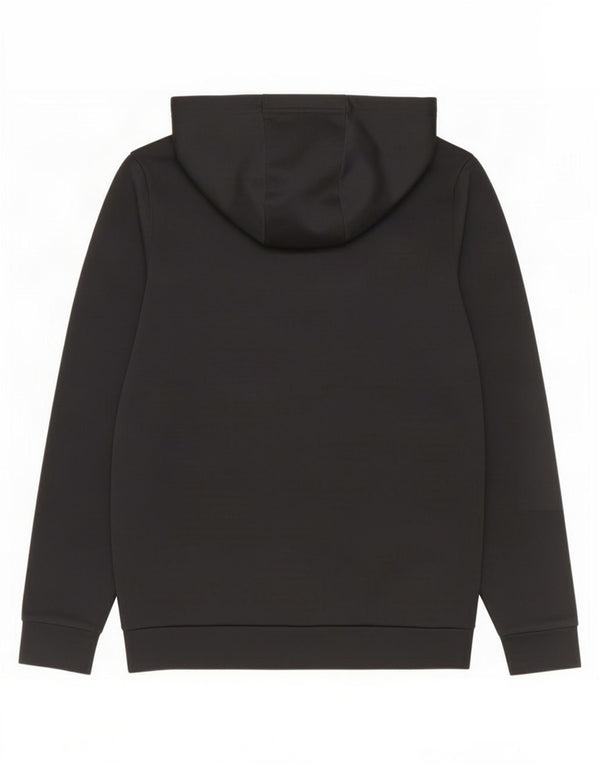 Felpa con cappuccio e zip Nike Therma-Fit da uomo, piccola, in poliestere nero