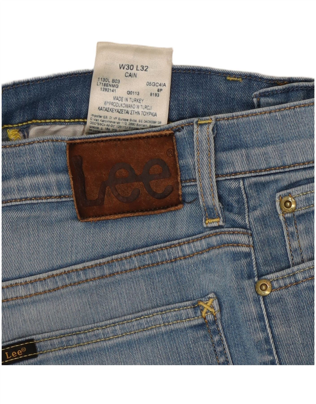 Jeans LEE Cain Slim da donna W30 L27 in cotone blu