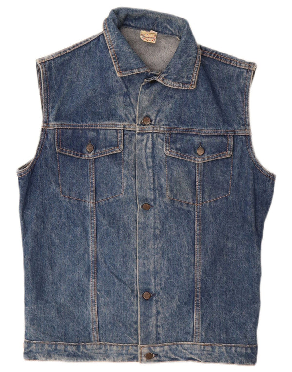 Gilet in denim per ragazzi Fiorucci 13-14 anni Blu