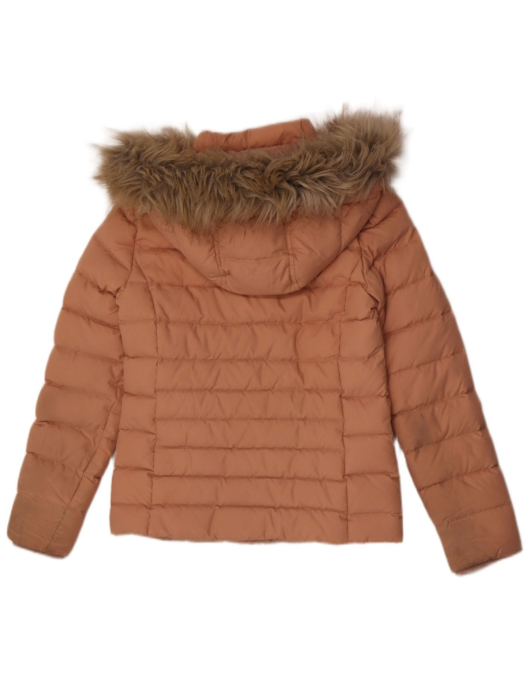 Giacca imbottita con cappuccio da donna Tommy Hilfiger UK 10 Small Rosa Poliestere