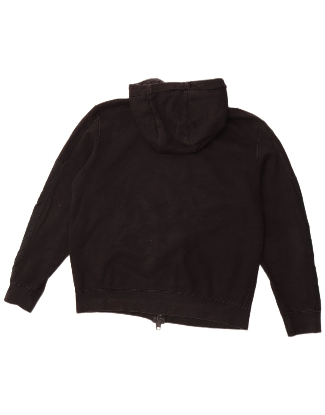 Maglione con cappuccio e zip da uomo NIKE in cotone nero medio