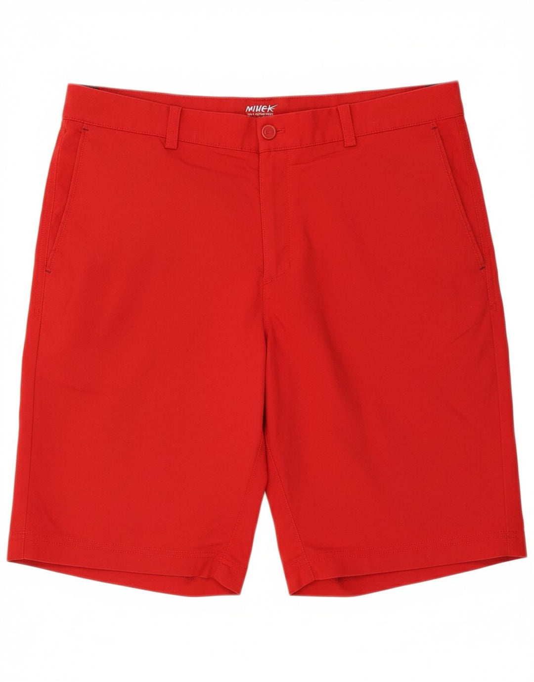 NIKE Mens Dri Fit Chino Shorts W36 Large Red Cotton