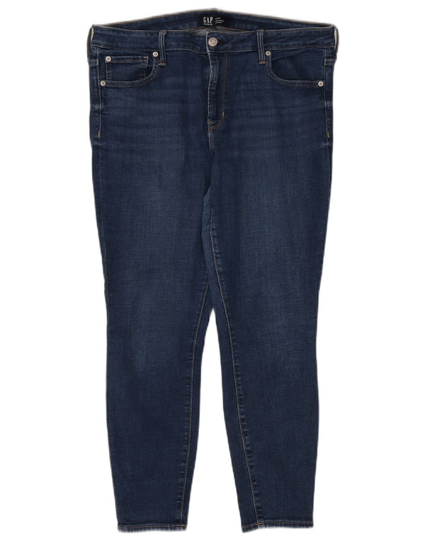 Jeans skinny da donna Gap UK 16 Large W33 L27 Cotone blu