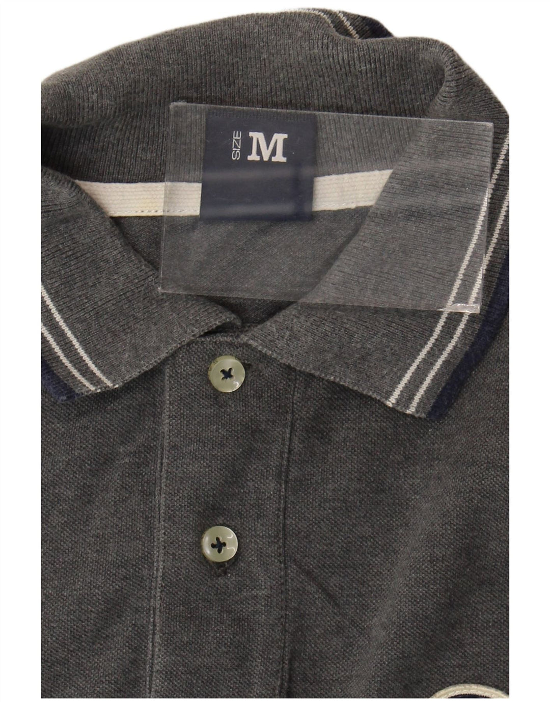 Polo da uomo North Sails in cotone grigio medio