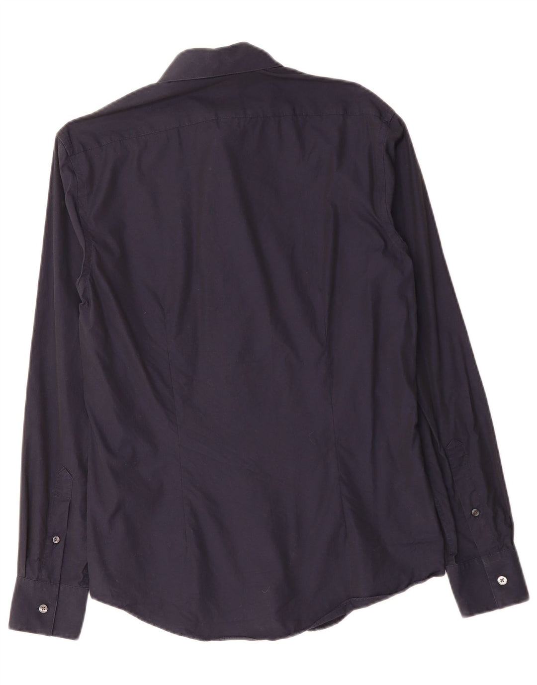 CALVIN KLEIN Camicia slim fit da uomo piccola in cotone blu navy