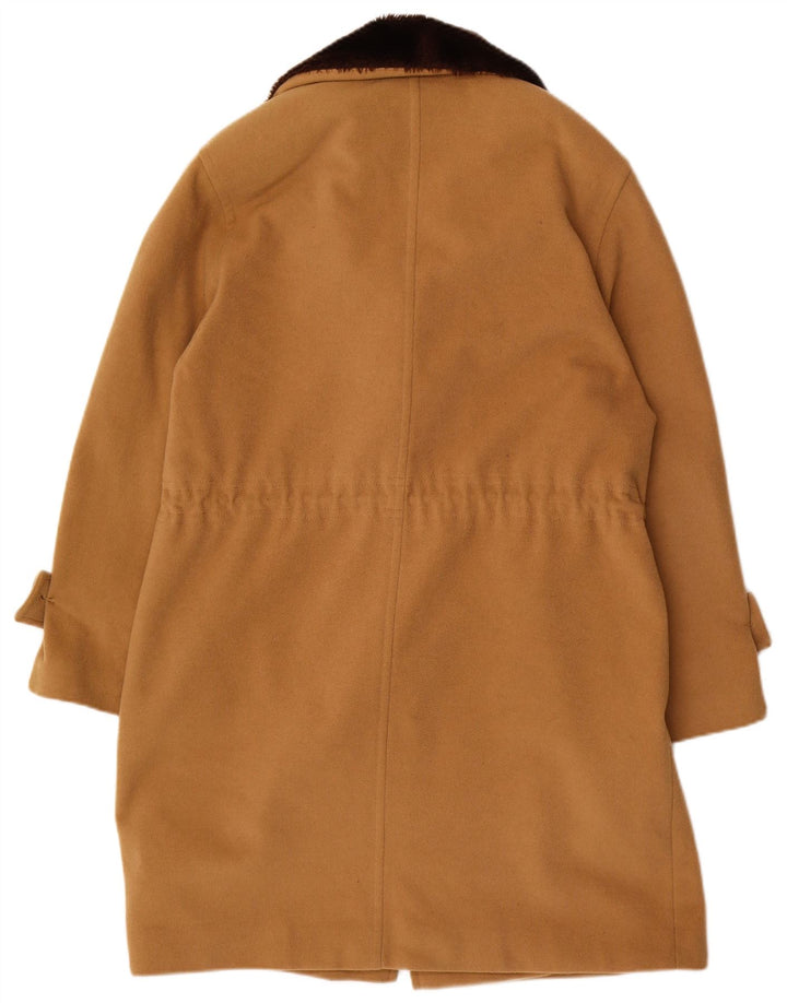 Montgomery da donna VINTAGE UK 14 Lana beige medio