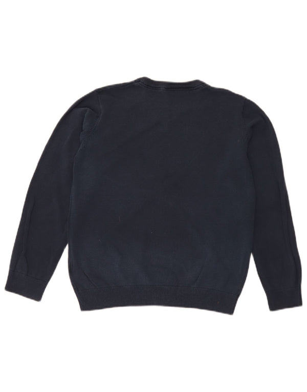 Maglione Marks & Spencer per ragazzi con scollo a V 12-13 anni in cotone blu navy