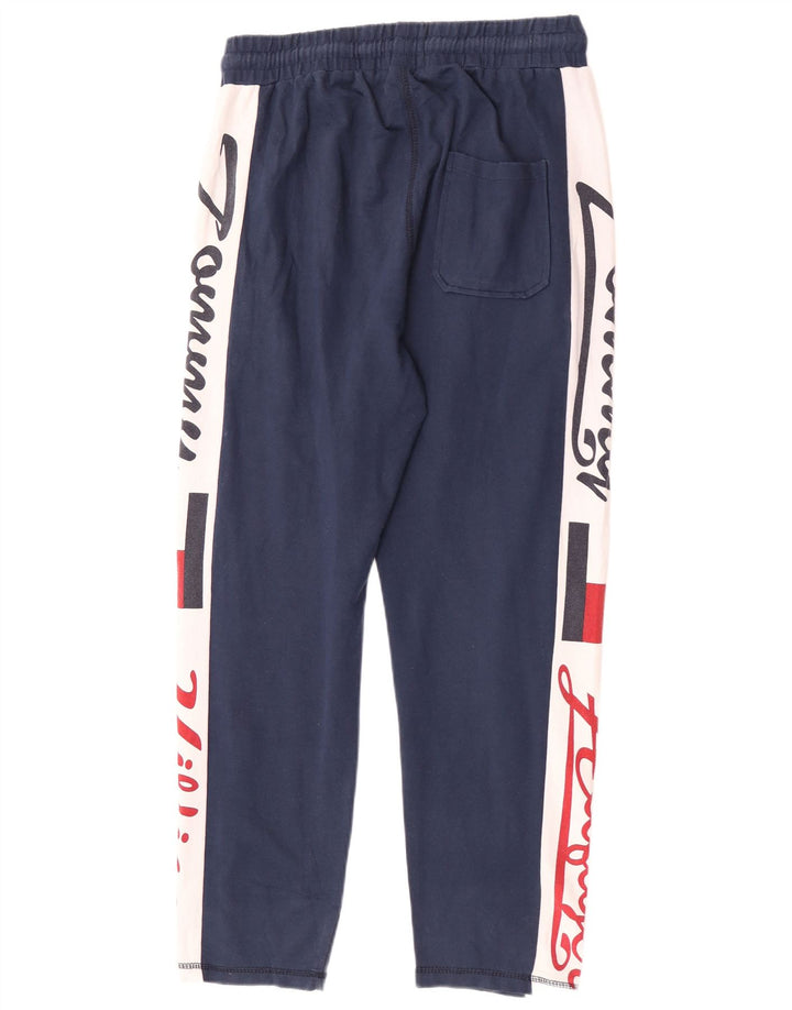 Pantaloni da tuta con grafica da uomo Tommy Hilfiger Large Blue Colourblock
