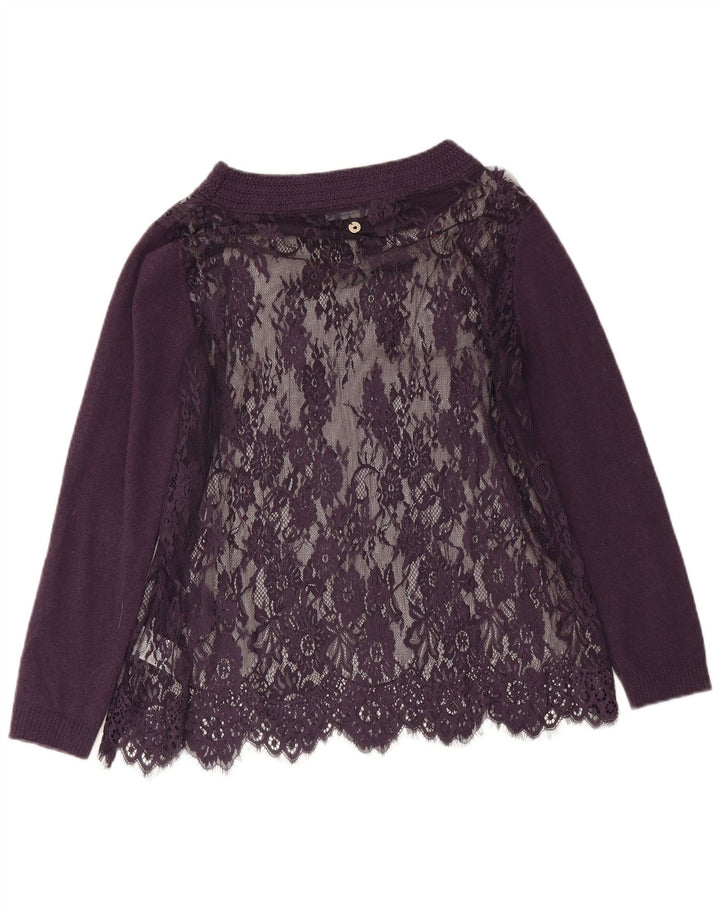 Simona Barbieri Top trasparente oversize da donna UK 16 Large Viola