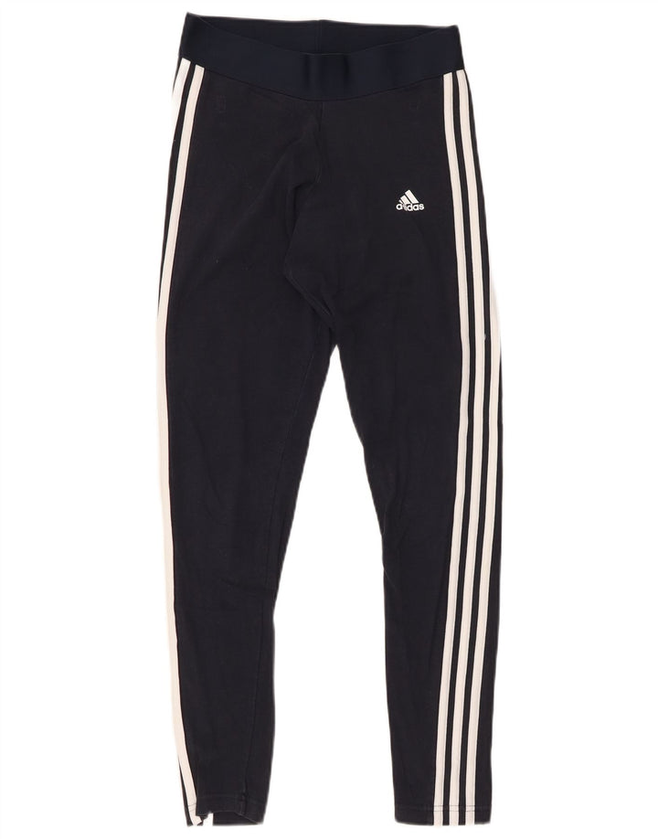 Leggings da donna ADIDAS UK 8/10 Small Blu navy