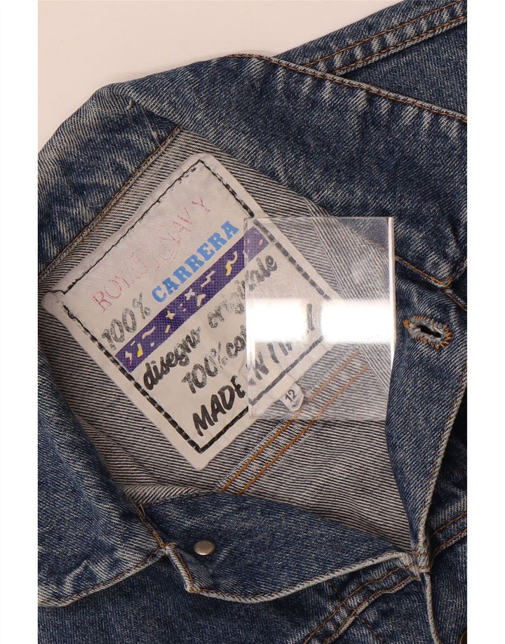 Giacca di jeans Carrera vestibilità ampia per ragazzi 11-12 anni in cotone blu