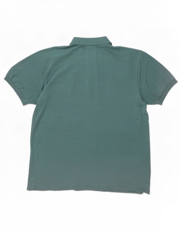 Polo da uomo Lacoste taglia 7 2XL cotone screziato blu