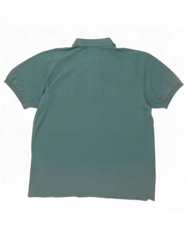 Polo da uomo Lacoste taglia 7 2XL cotone screziato blu