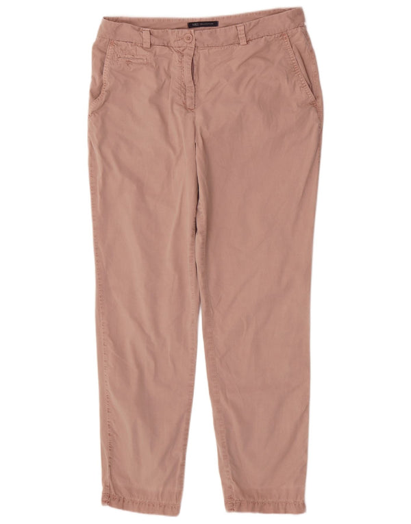 Pantaloni chino affusolati da donna Marks & Spencer UK 12 medi W30 L28 Rosa