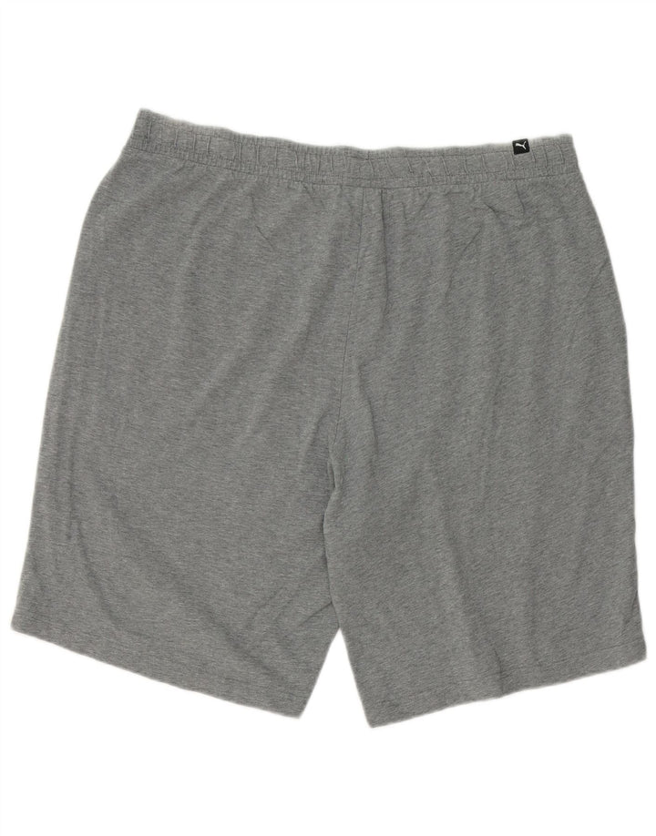 Pantaloncini sportivi grafici PUMA da uomo 2XL cotone grigio